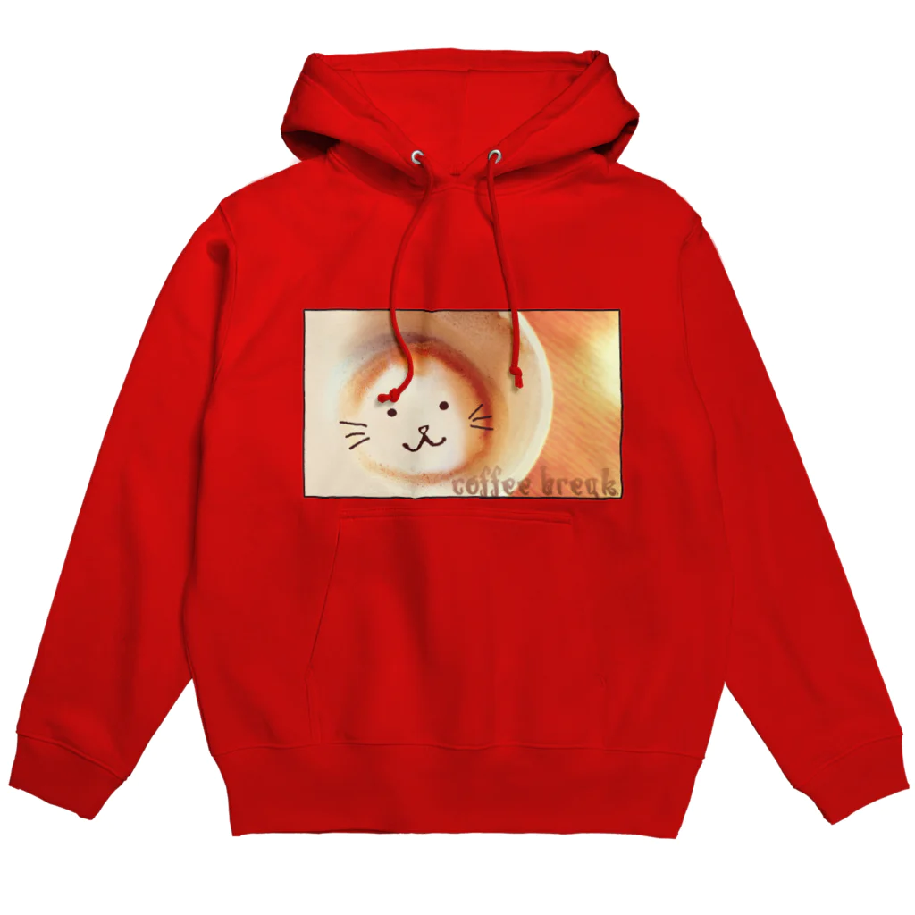 mofmenomossoのカプチーノ猫 Hoodie