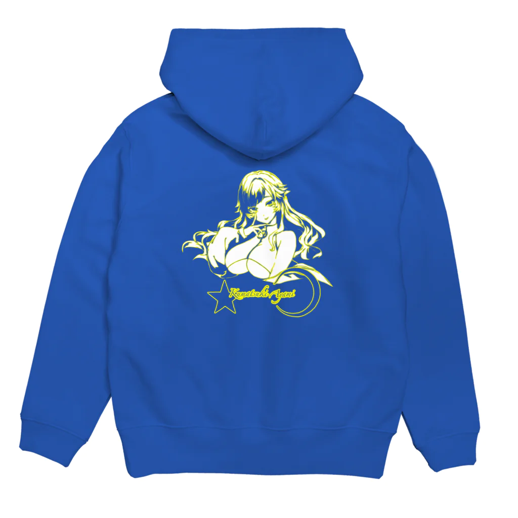 熊月あやみ☪脱社畜ヴァンパイアの熊月あやみパーカー Hoodie:back