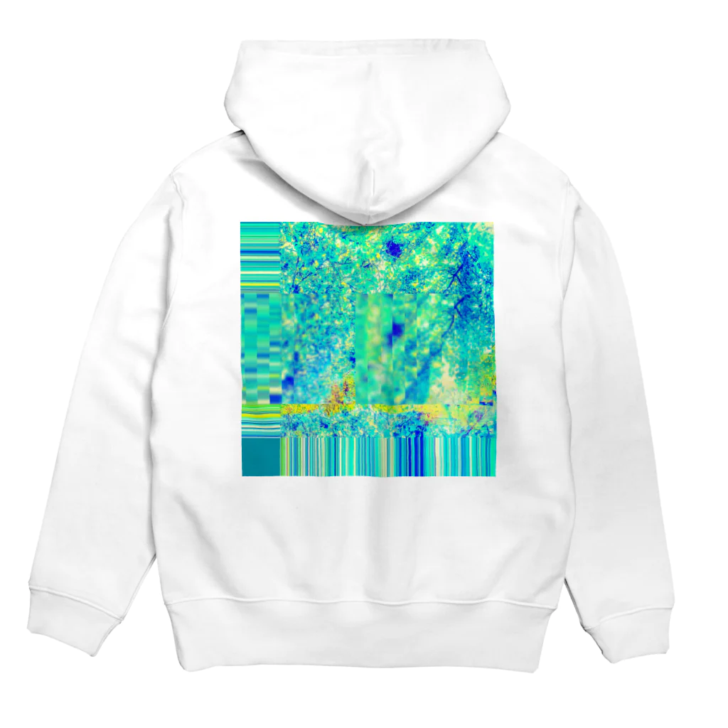 OddSong & Swimming SheepのRunning Machine - Back Print Hoodie:back