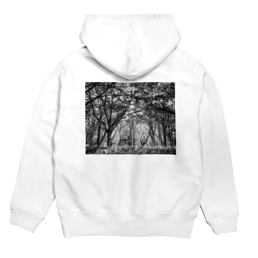 ネイティブ山小屋ん🏔の深呼吸Noir Hoodie:back