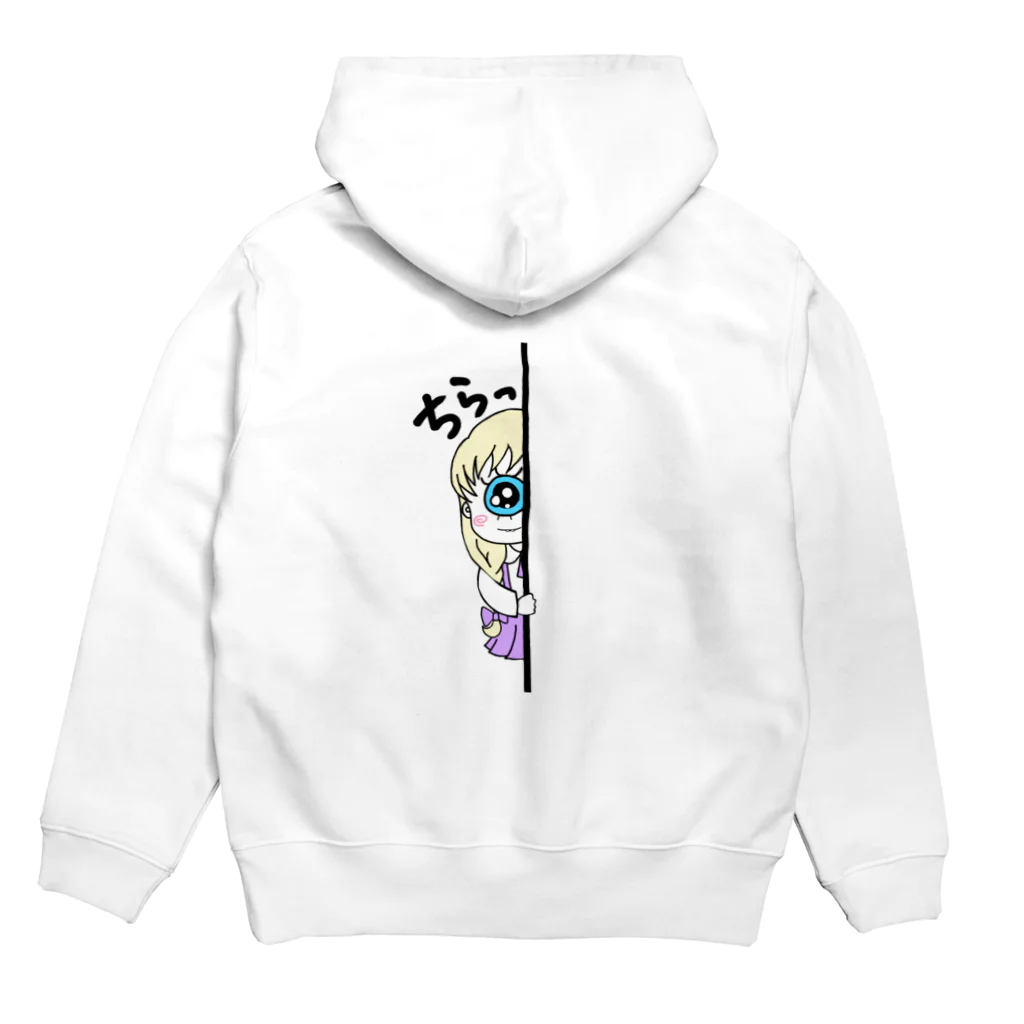 ぽぅちゃぁんのいち目ちゃん Hoodie:back