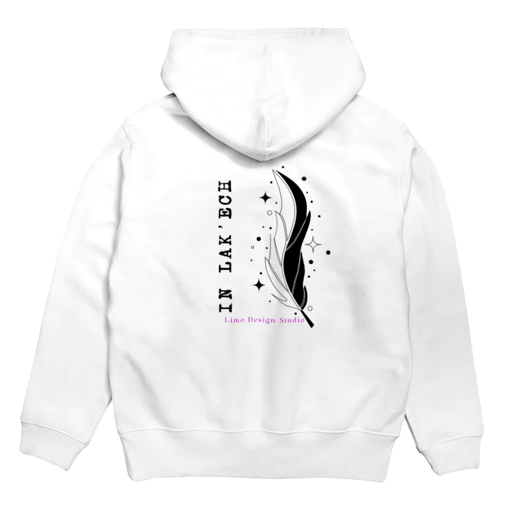 リモデザインスタジオのIn Lak’ech～インラケチ｜Limo design studio Hoodie:back