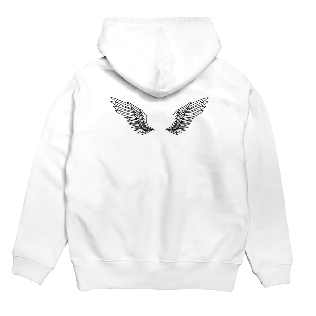 Y AND YのAngels Hoodie:back