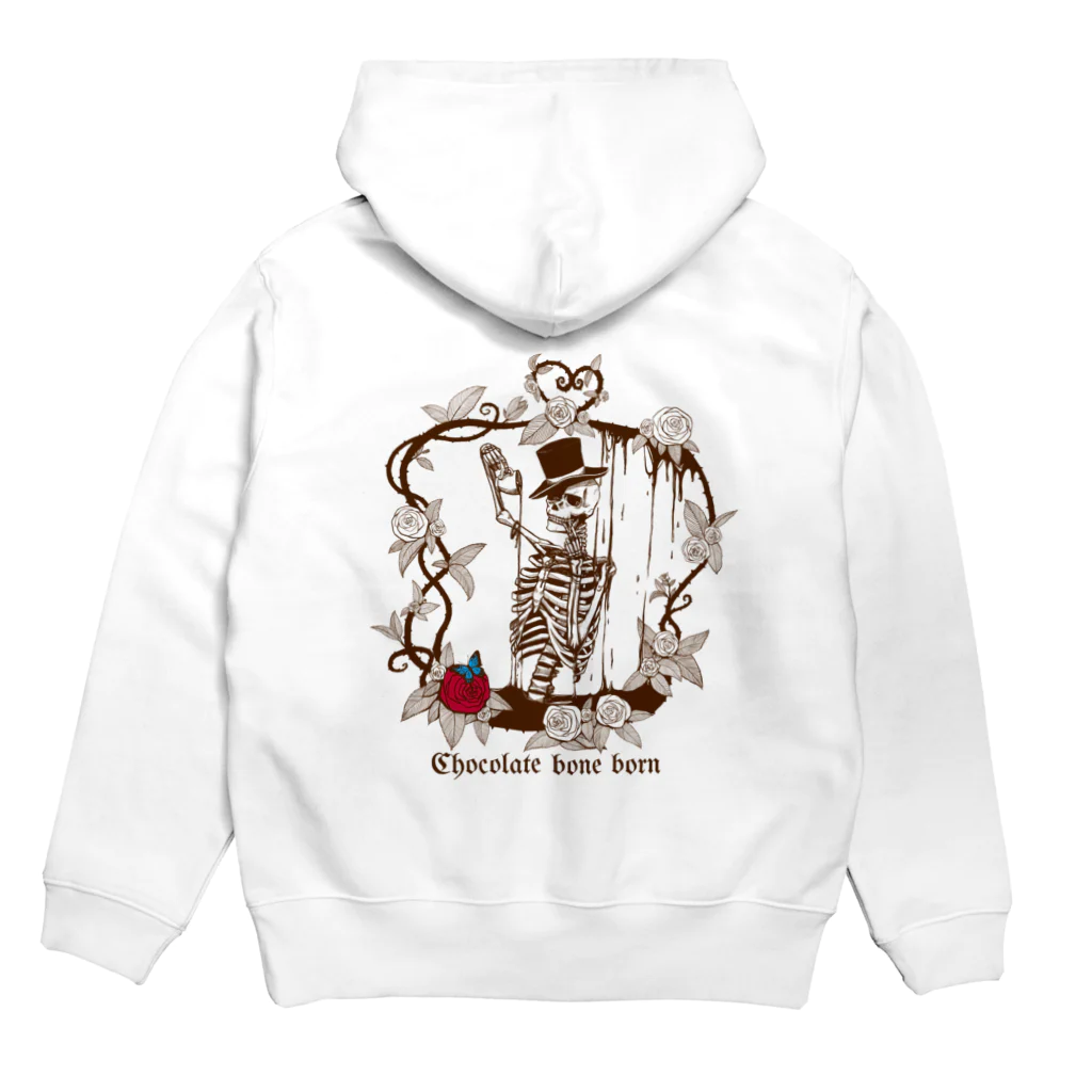 RUM_HONEYの『Chocolate bone born』 Hoodie:back