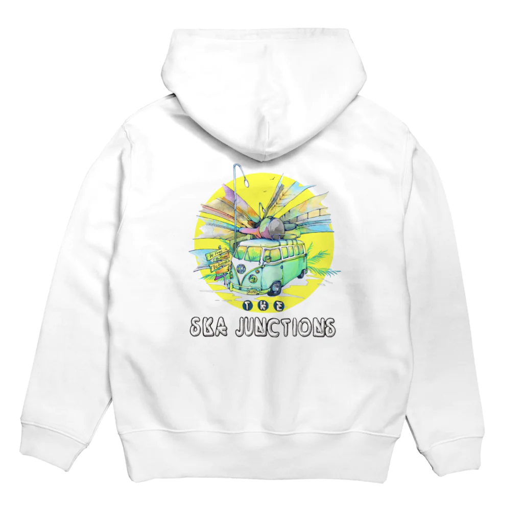 THE SKA JUNCTIONSのGOOD LUCK！パロット Hoodie:back