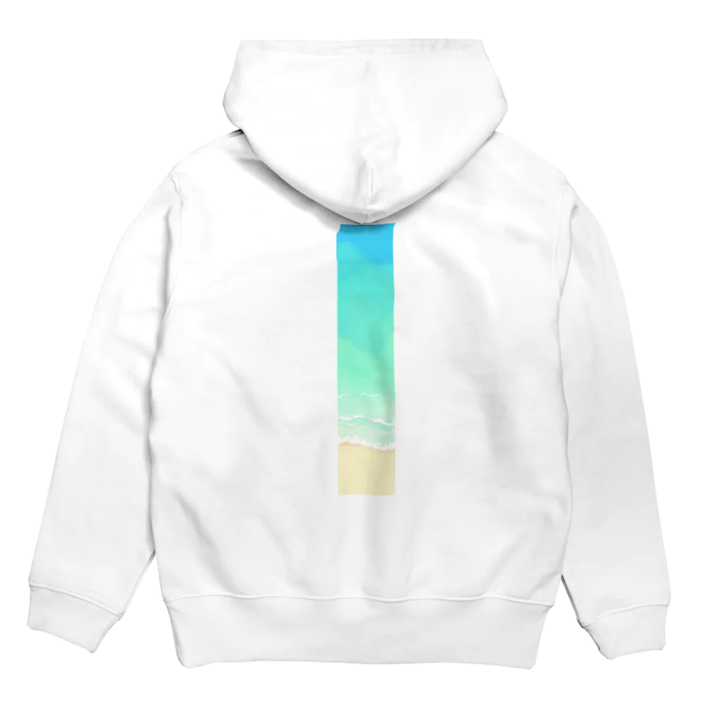 teiringのSummer beach Hoodie:back