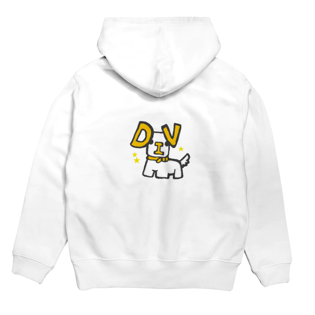 D･Ⅰ･Vʕ•ᴥ•ʔ D･Ⅰ･Vのダニー犬 Hoodie:back