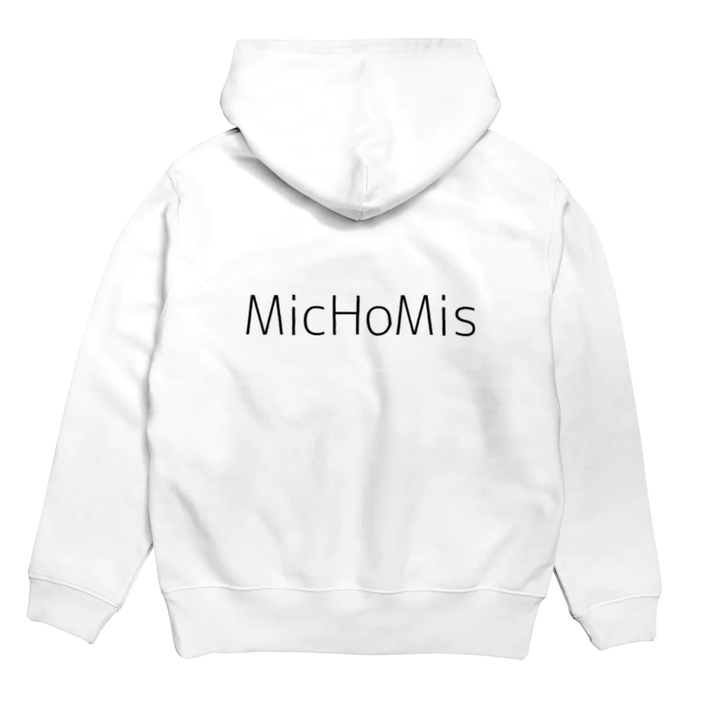 MicHoMisのmichomis 　パーカー Hoodie:back