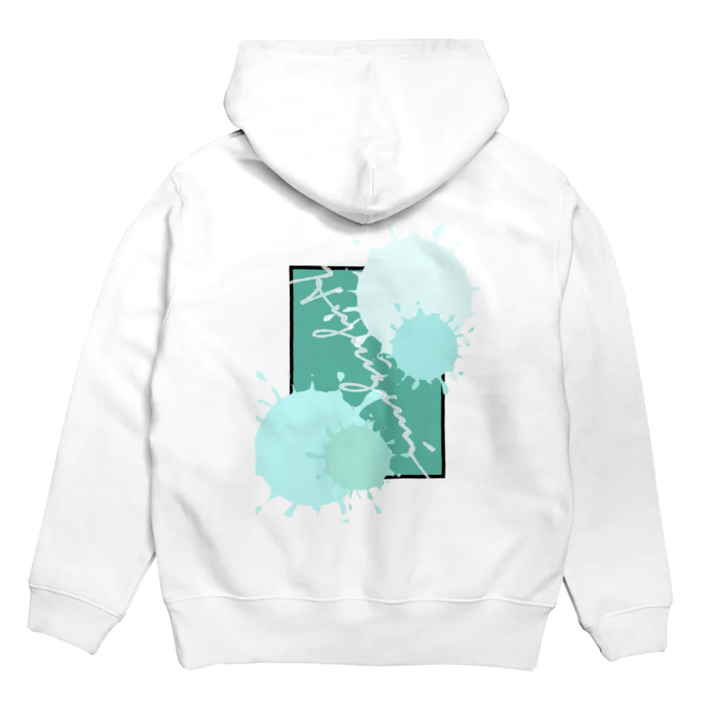 冬泉🥒@新人歌い手の冬泉パーカー Hoodie:back