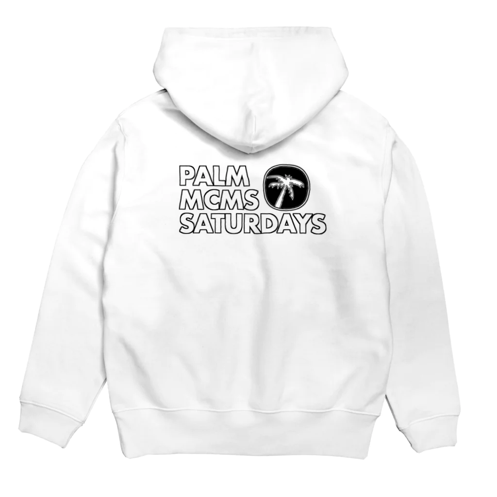 PALM⇔MERMAID officialのPMCMSSロゴパーカー白文字 Hoodie:back