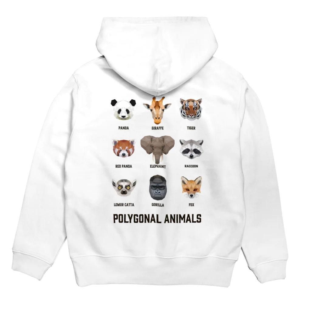 【SALE】Tシャツ★1,000円引きセール開催中！！！kg_shopの[★バック] POLYGONAL ANIMALS Hoodie:back