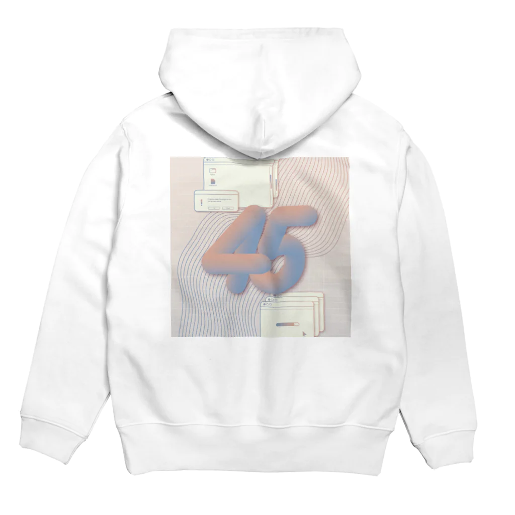 ほたるさんのデスクトップ45 Hoodie:back