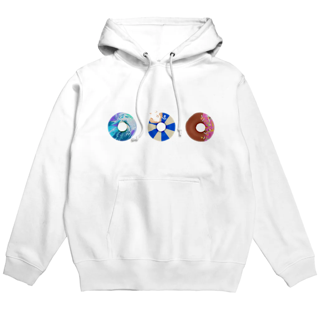 UmiUchiのウキワにまぎれるドーナツ Hoodie