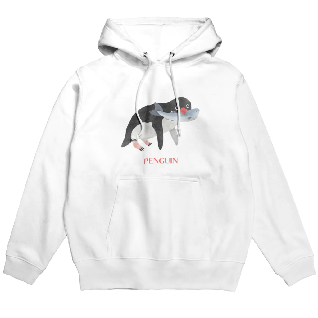 Icchy ぺものづくりの木彫りのペンギン Hoodie