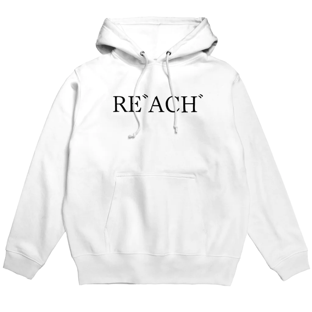 何屋未来 / なにやみらいのREﾞACHﾞ 黒文字 Hoodie