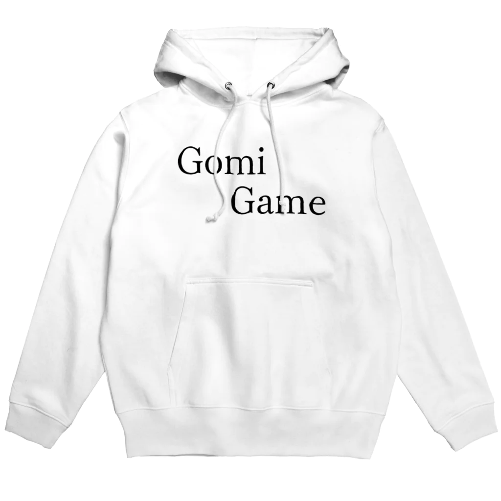 何屋未来 / なにやみらいのGomiGame 黒文字 Hoodie