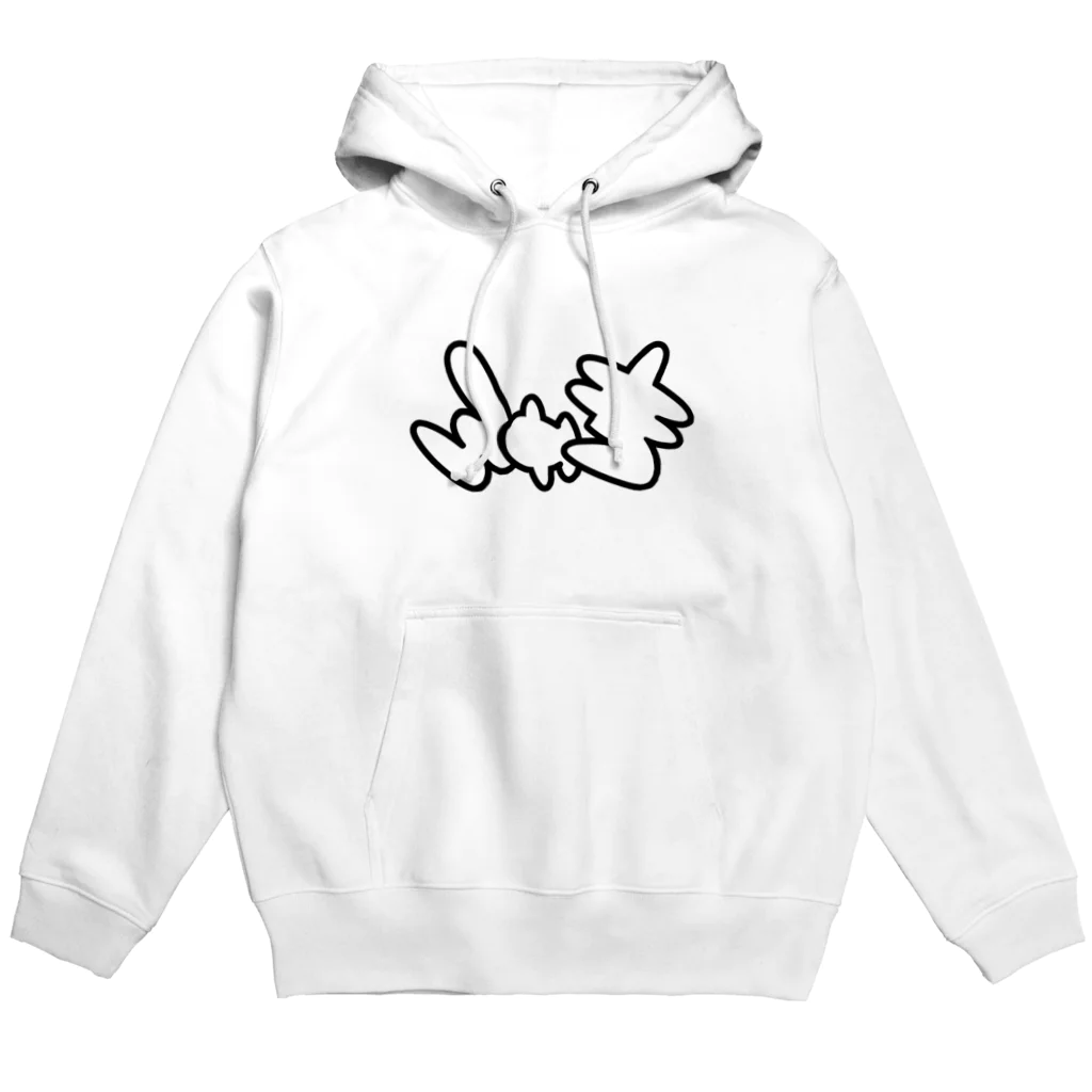 福留茜の鏡や自撮りで反転する「きゅん」 Hoodie