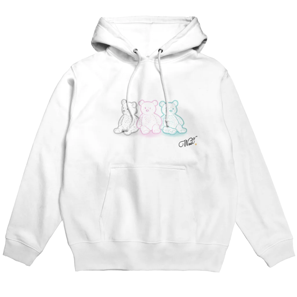 スズキ、テラダさんの優しいくまちゃん達 Hoodie