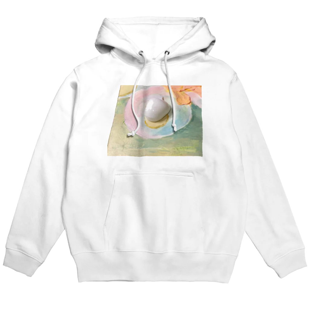 家の中の蛙 SUZURI店／森本の可愛い絵の具ー絵画ができるまでー Hoodie