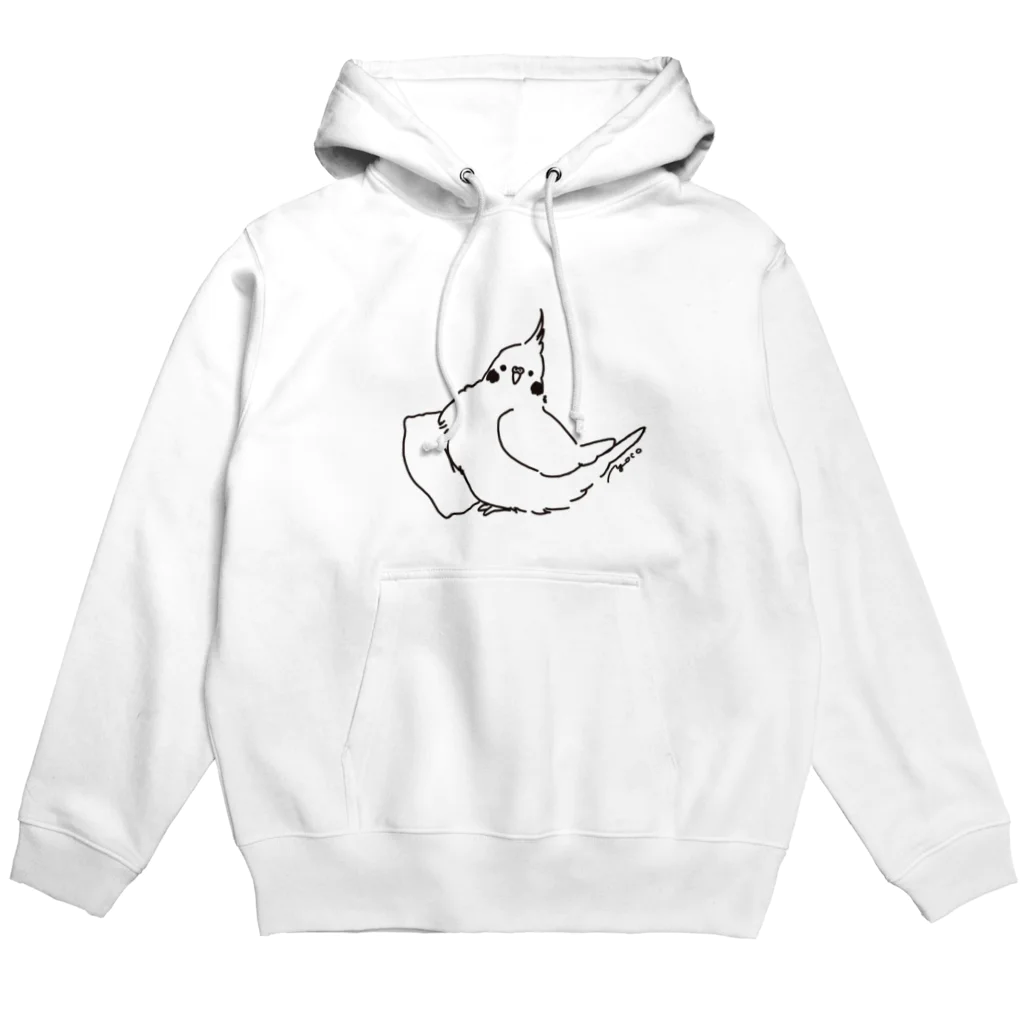 オグチヨーコのクッションとオカメちゃん Hoodie