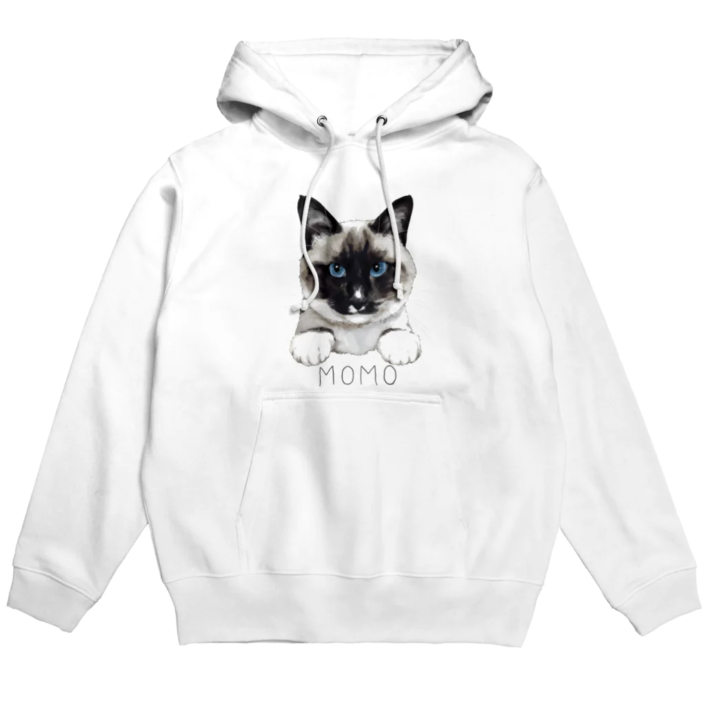 みきぞーん｜保護猫 ミッキー画伯と肉球とおともだちのmomo Hoodie