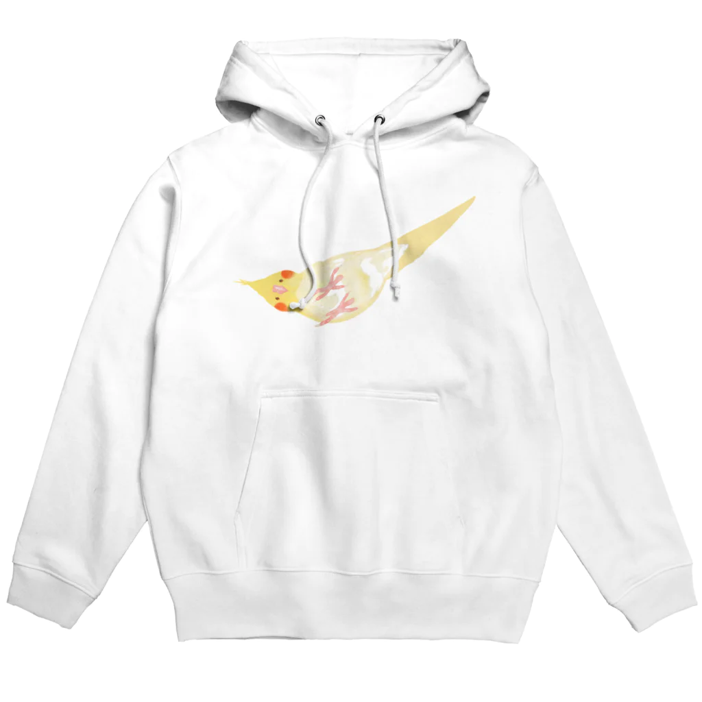 オカメインコ定点観測の下からオカメインコ　ルチノー Hoodie