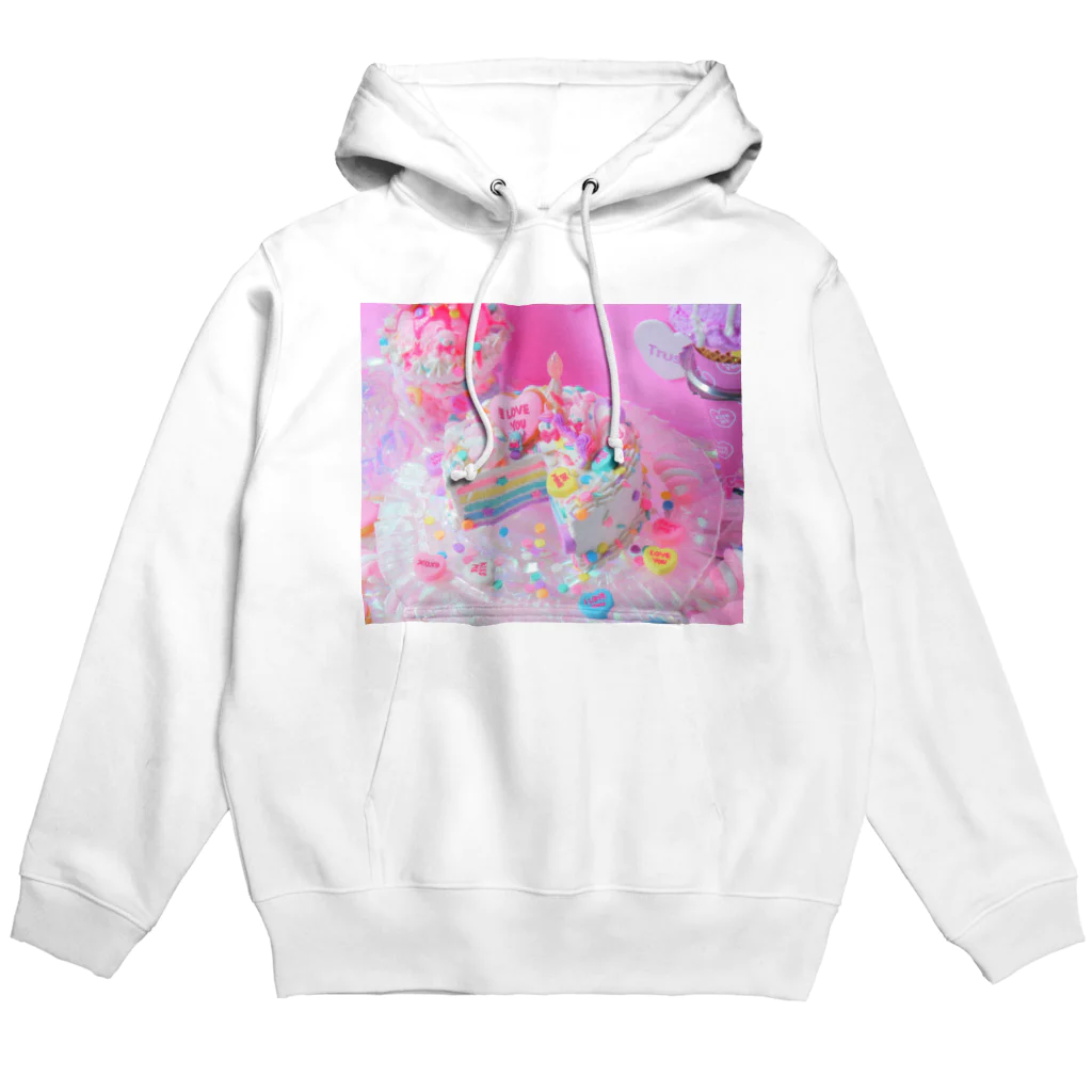 fancy fake sweets Marianne☆のユニコーンレインボーケーキ🌈 Hoodie