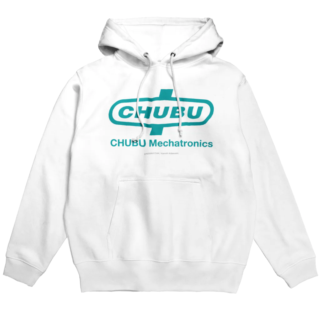 CHUBU MechatronicsのCHUBUロゴ・緑 パーカー