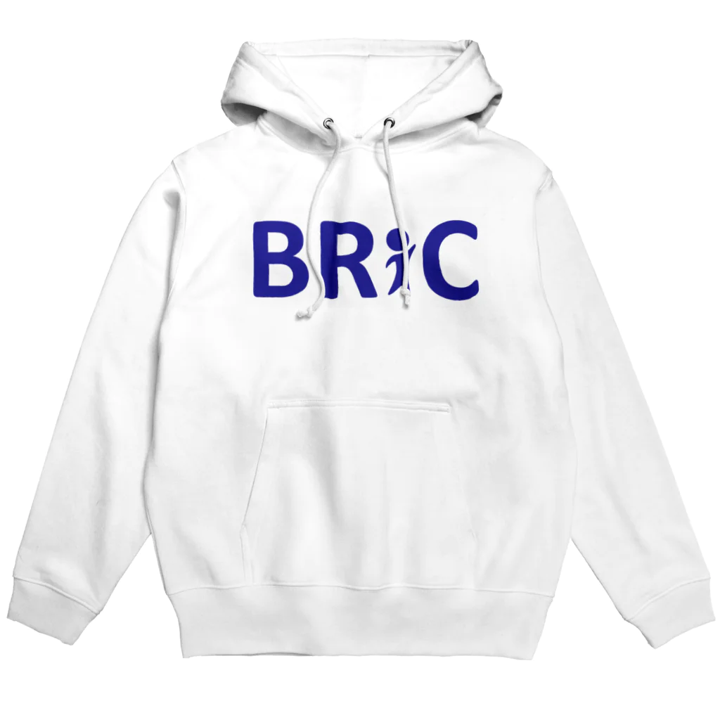 ブリっくん・ボバースキャンプショップのBRiCブルー Hoodie