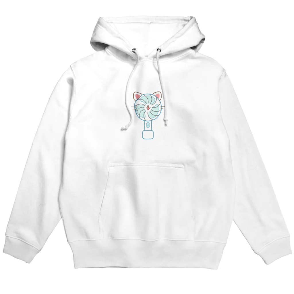 little lion house公式ショップ（大人のためのねこ）の大人のためのねこ型ポータブル扇風機さん Hoodie