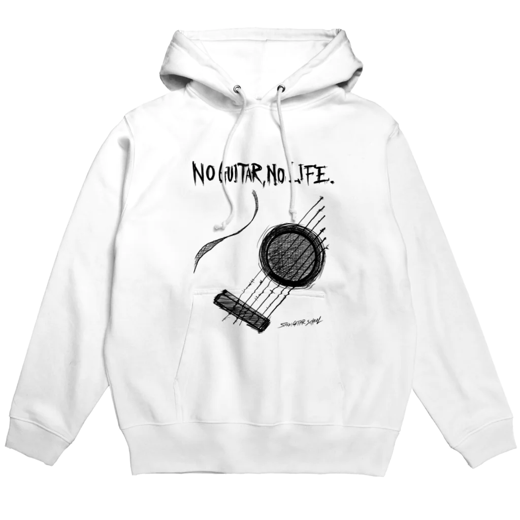 TACAのグッズ売り場のNo Guitar, No Life パーカー