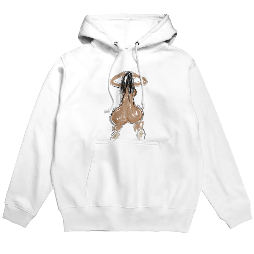 平木のTシャツやetc.の髪を洗う女性 Hoodie