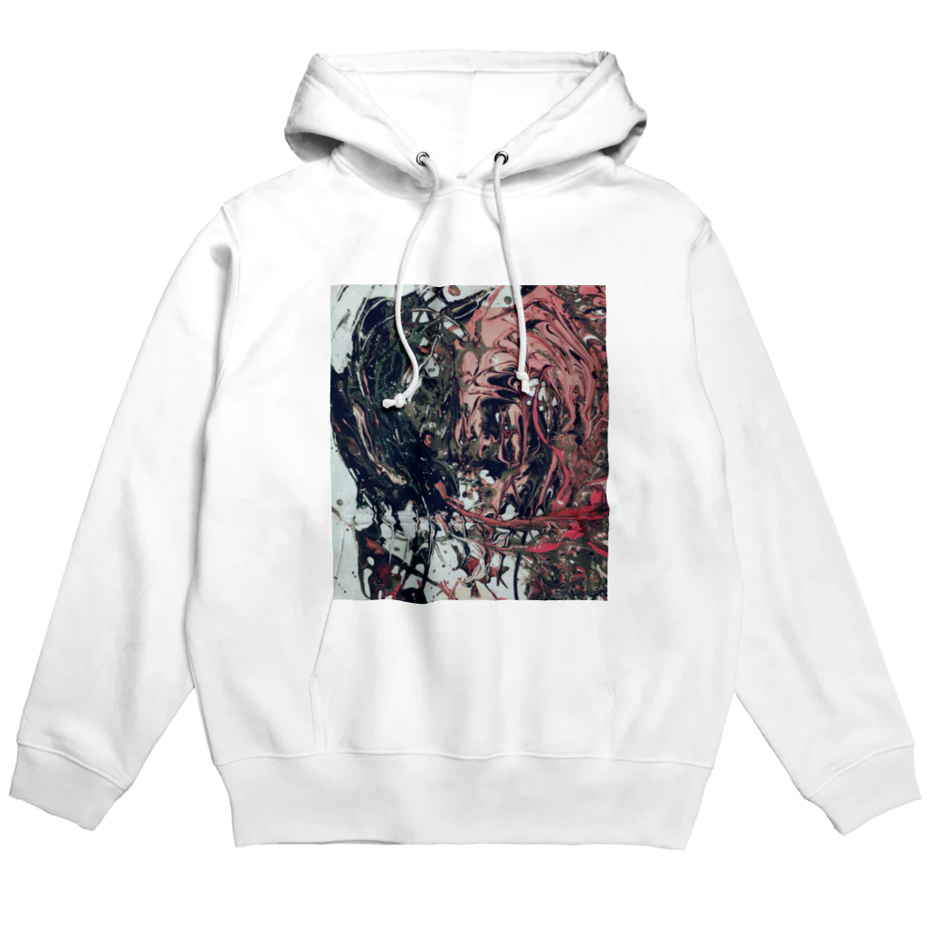 兎派の羽愛斗ノ絵(smoky pink) Hoodie