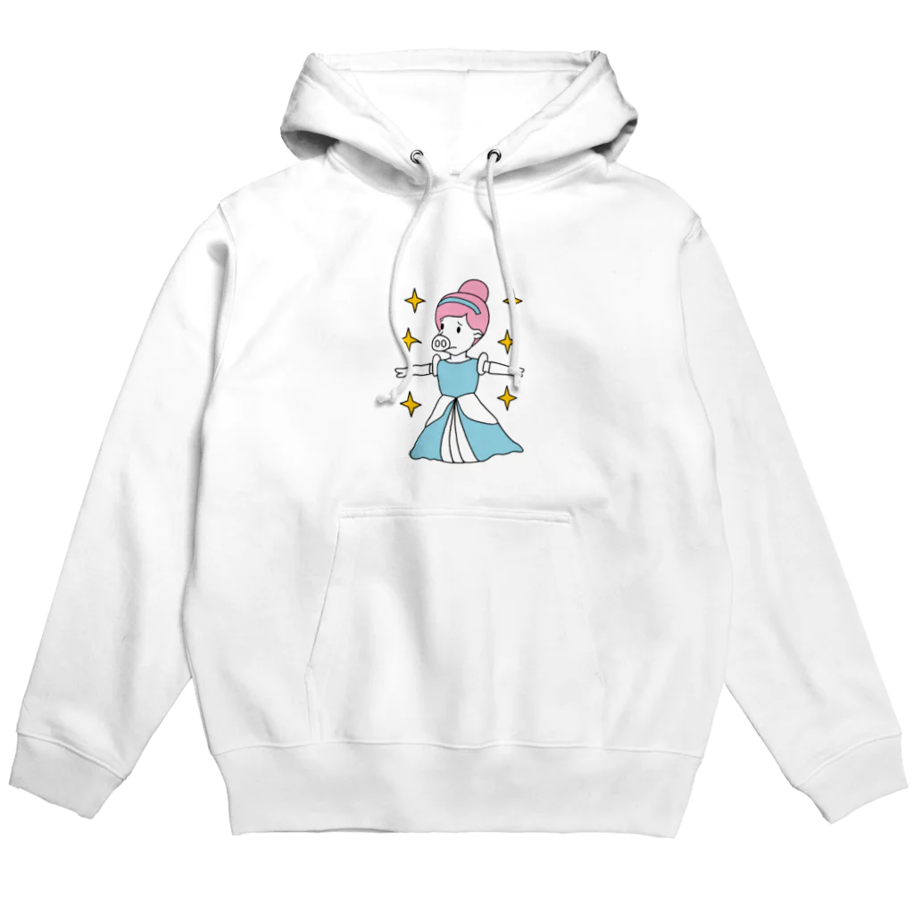 豚人イラストのパンダ武島のブタデレラ Hoodie