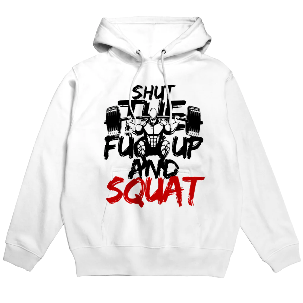 RampageWorkout のBig3 Squat Hoodie 白系色 パーカー