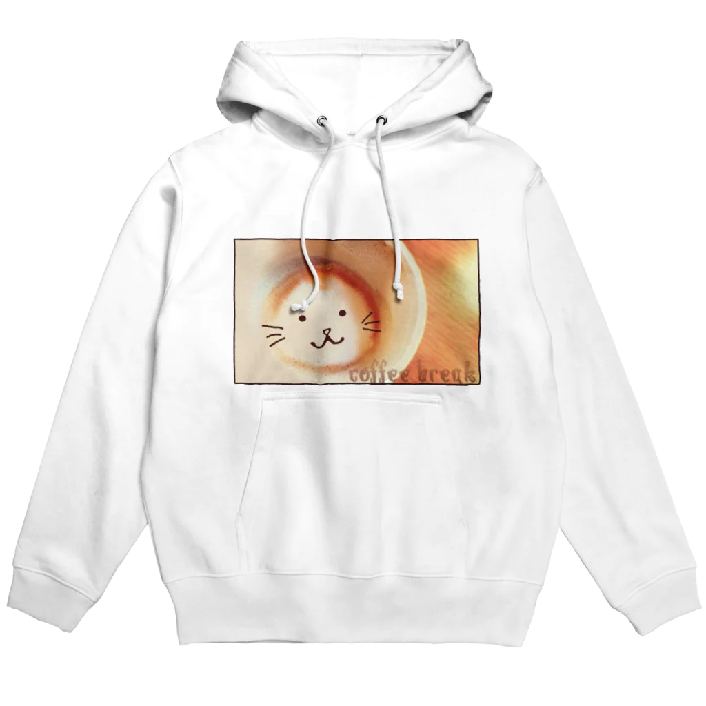 mofmenomossoのカプチーノ猫 Hoodie