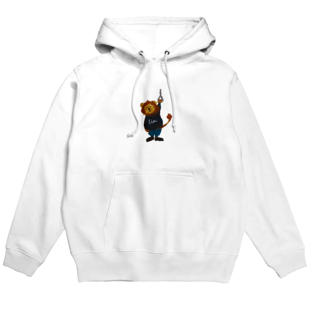 papiko くまさんのnew つり革 ライオン Hoodie