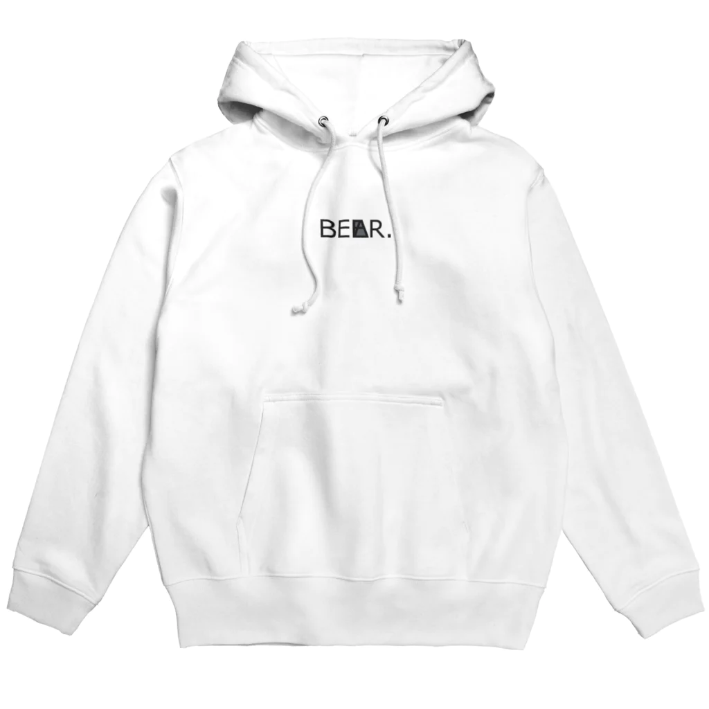 BEAR.BEER.DESIGNのBLACK LOGO hoodie パーカー