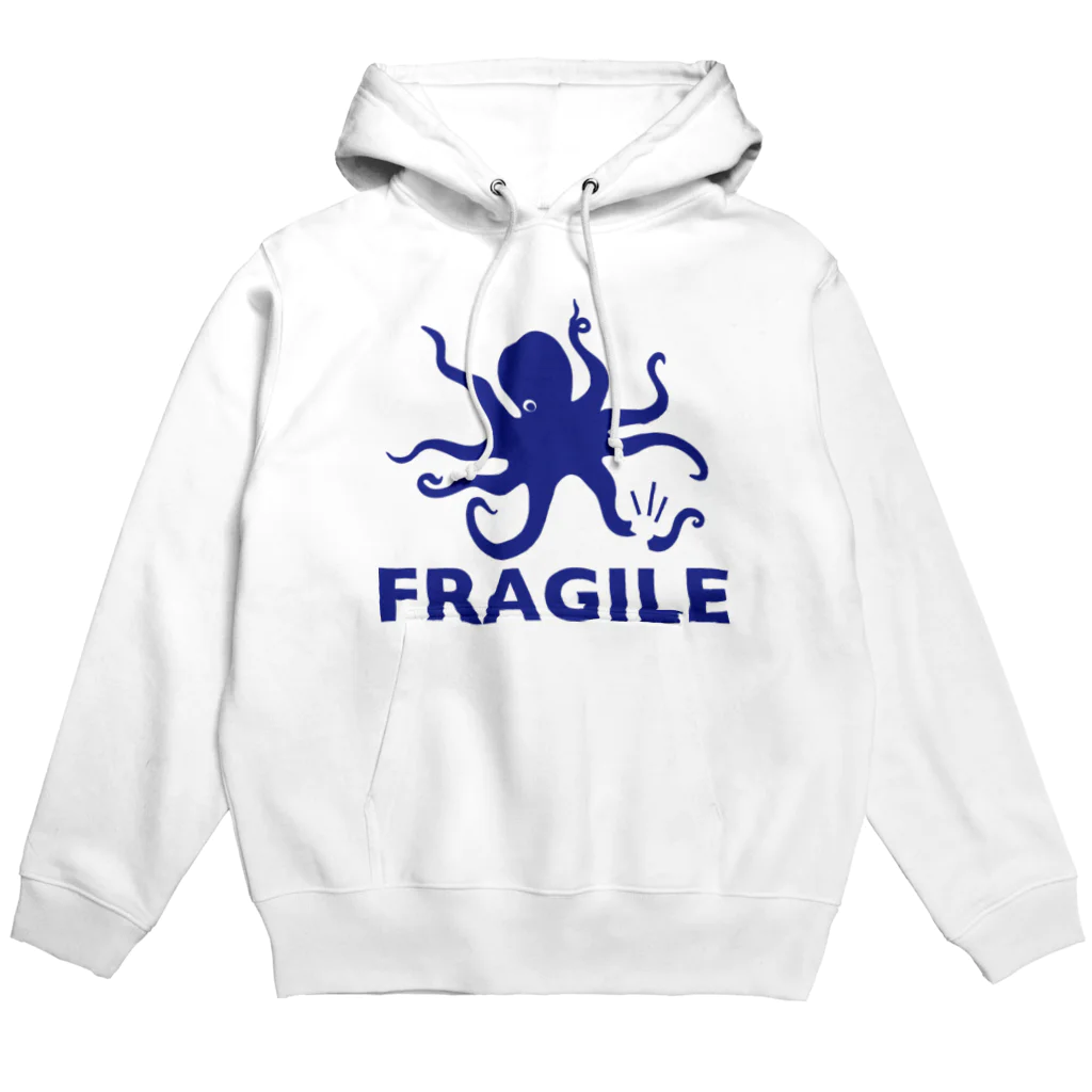 水島ひねのワレモノ注意（青） Hoodie