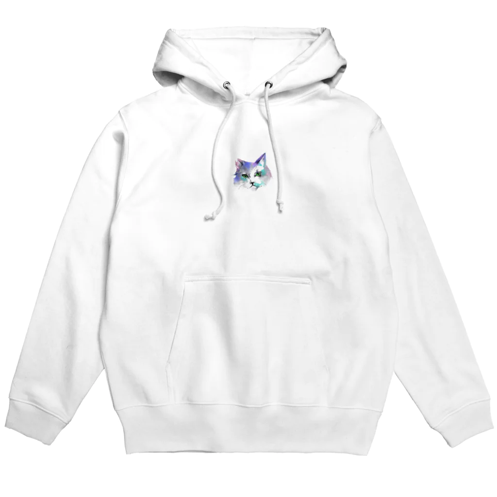 necomoのさくらねこ（Watercolor） Hoodie