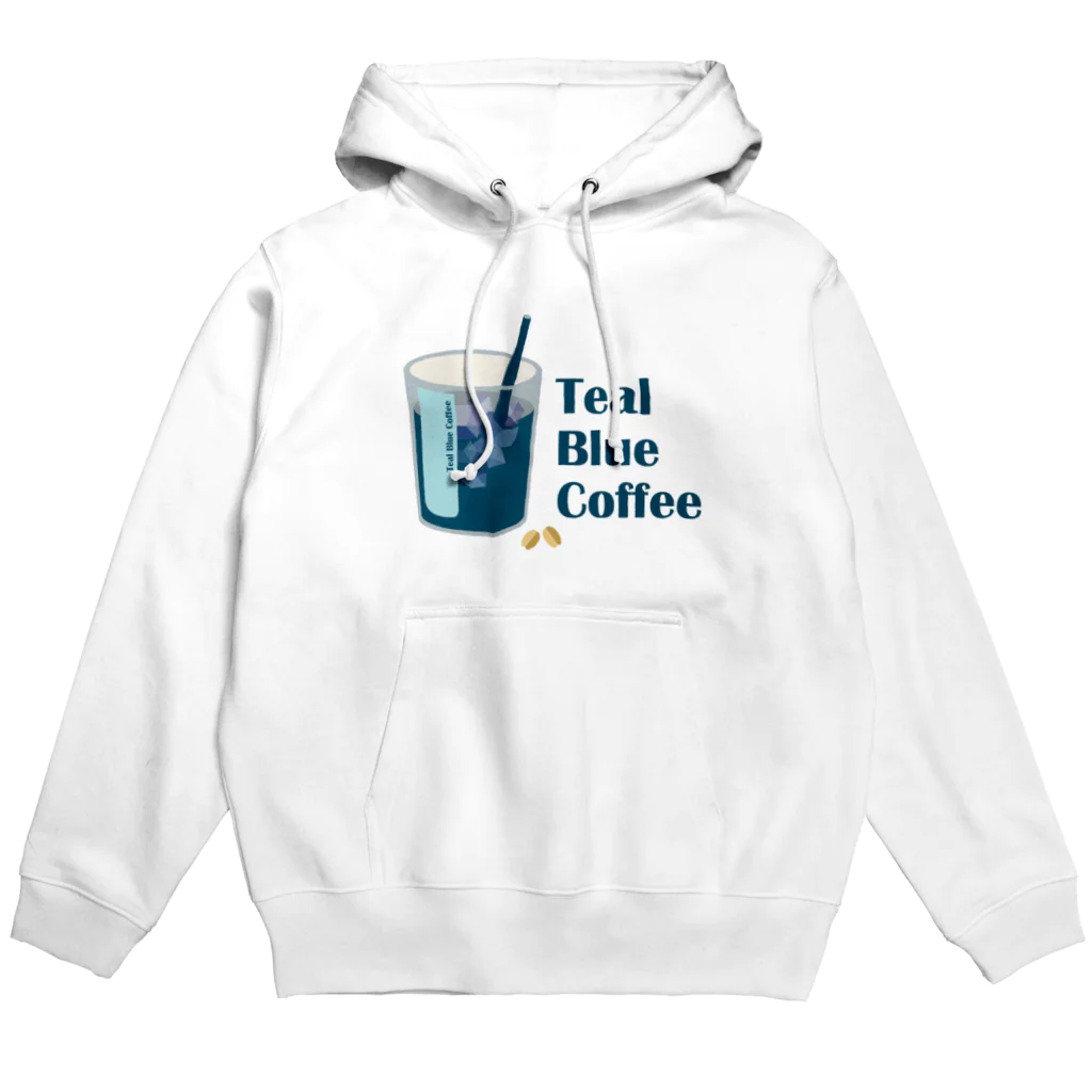 Teal Blue Coffeeのアイスコーヒーをどうぞ Hoodie