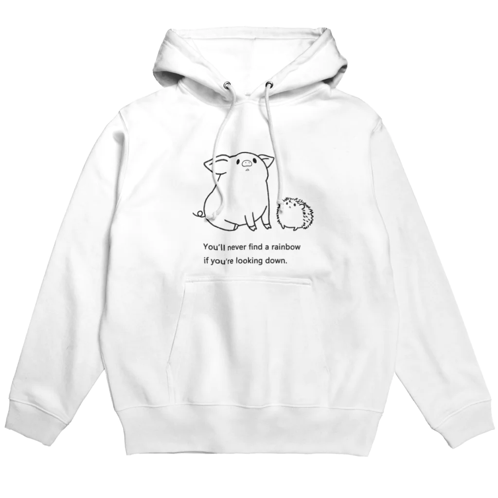 Hanamiのぶたとハリネズミ Hoodie