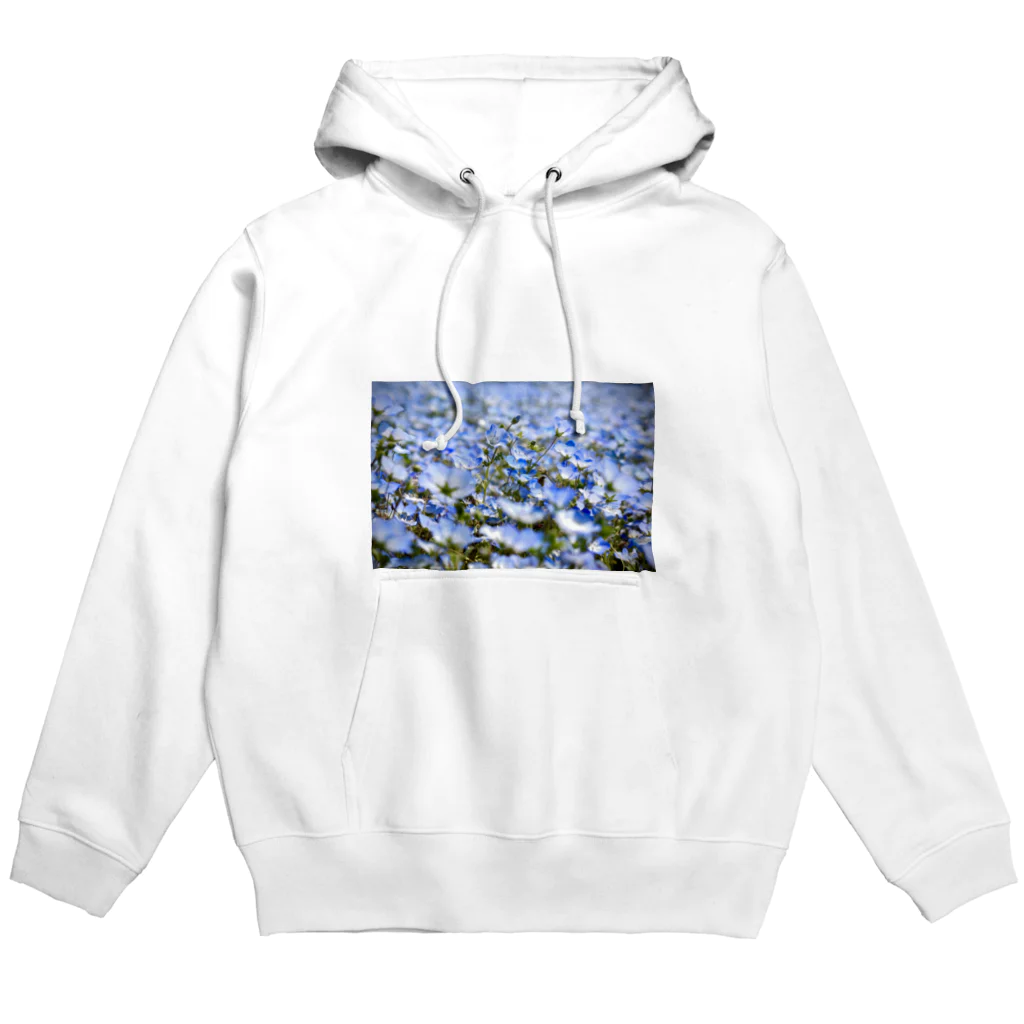 aki_kissx5のネモフィラブルー Hoodie