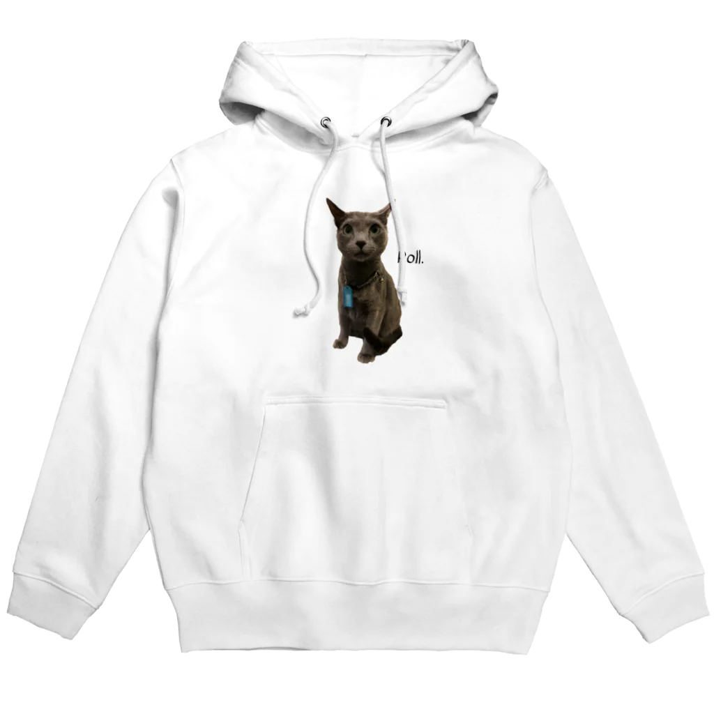 猫カフェ ぶぅたんグッズショップの吸い込まれそうな瞳のロルくん Hoodie