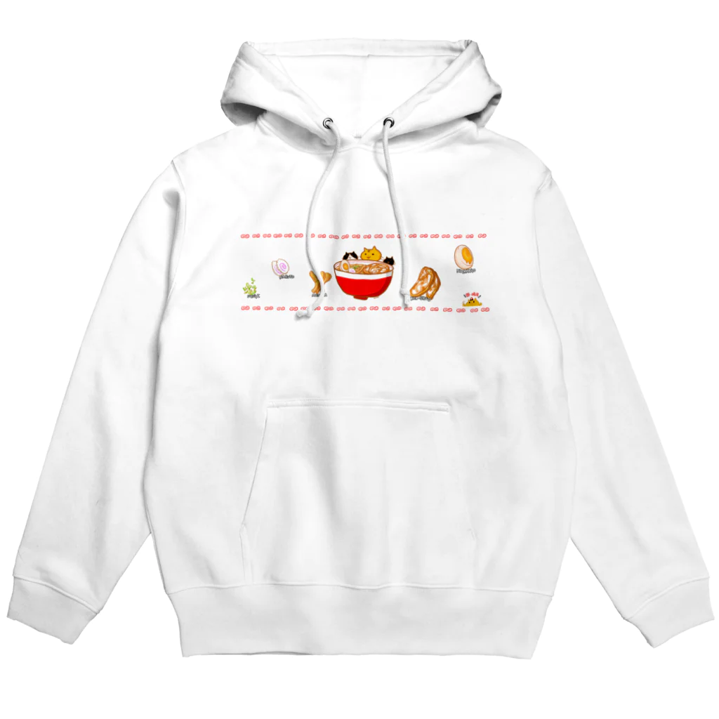 まめのき。のにゃーめん！具材付き Hoodie