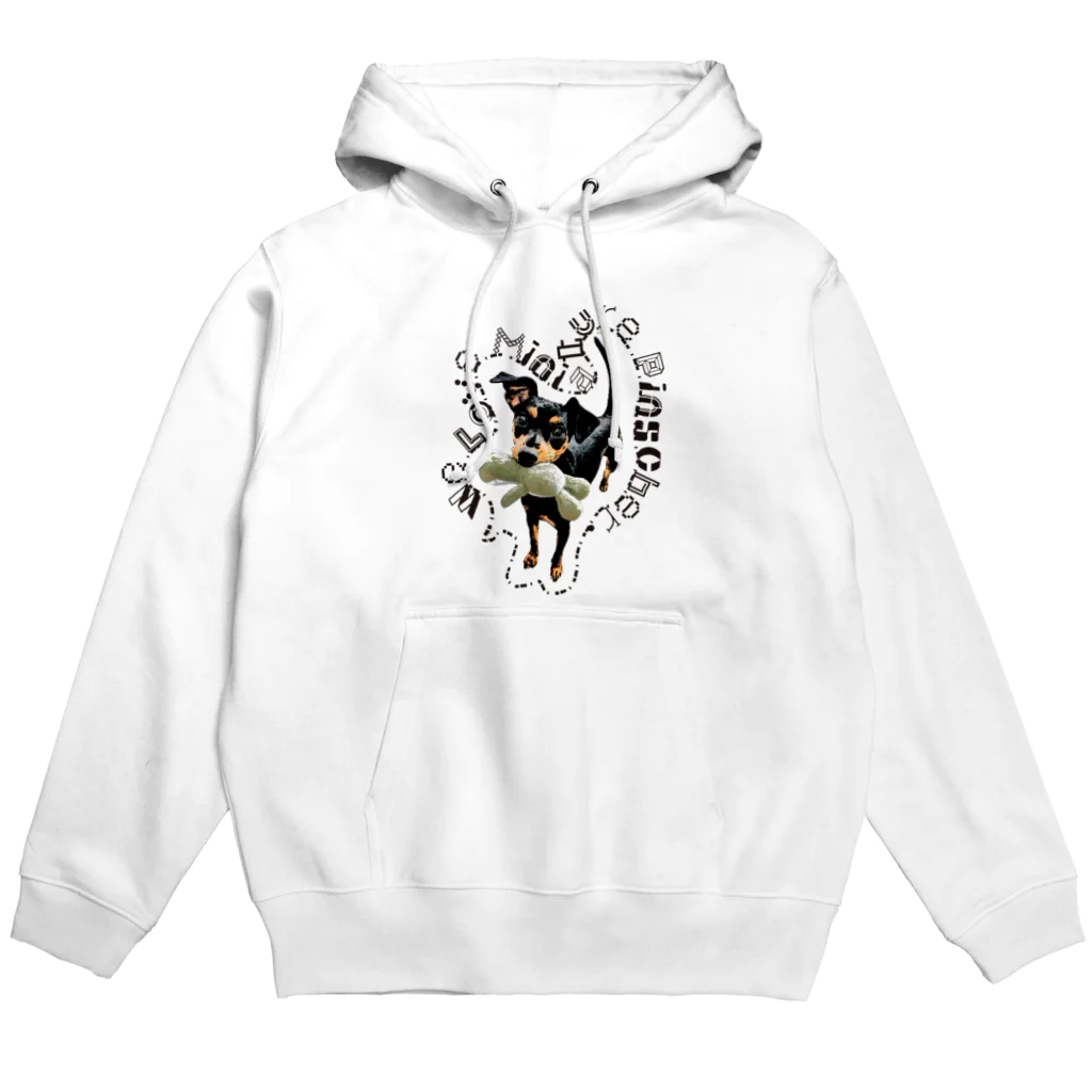 ミニピン クラブ minipin clubのカラーバージョン・We Love Miniature Pinscher Hoodie