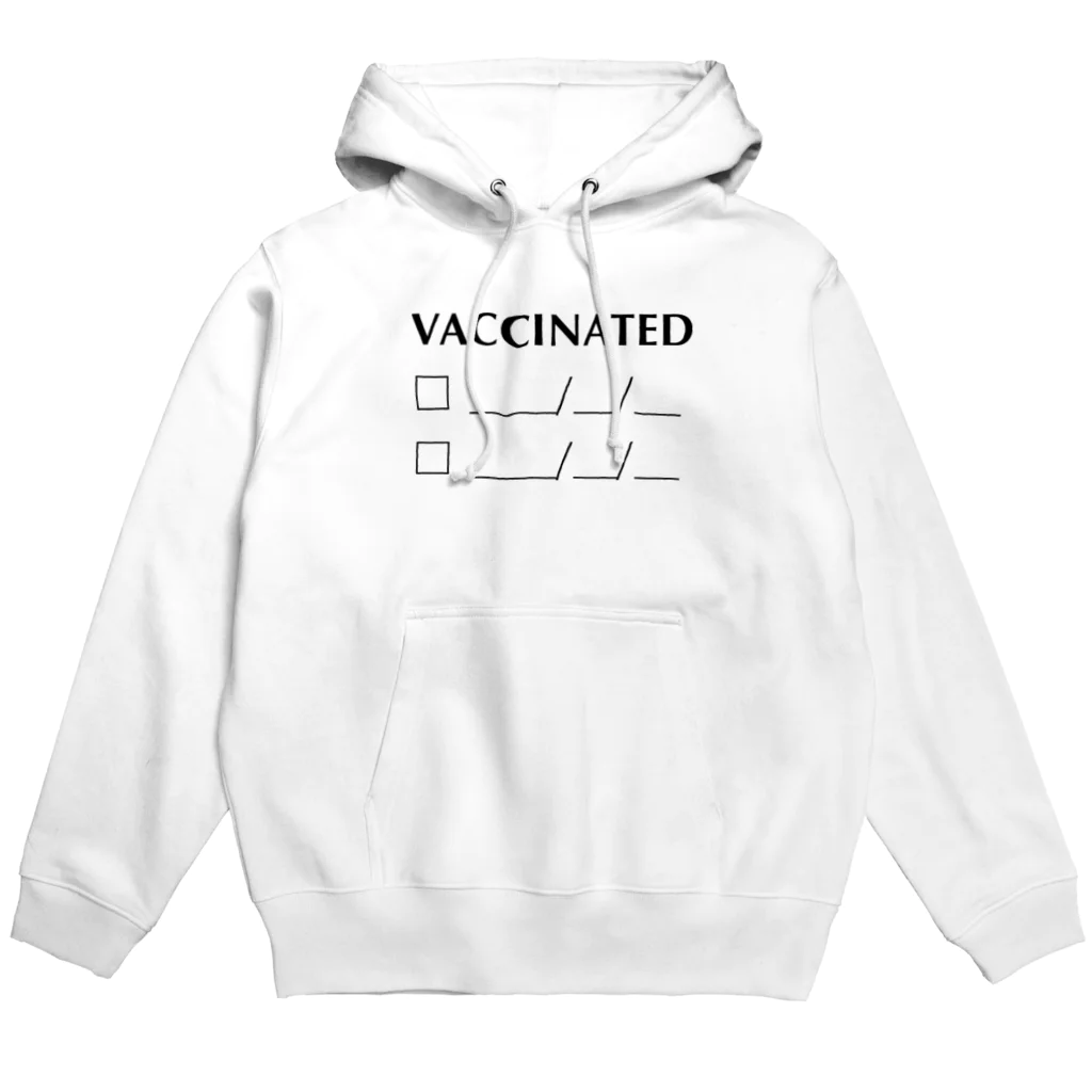 Vaccinated2021のワクチン接種確認 Vaccinated check Hoodie