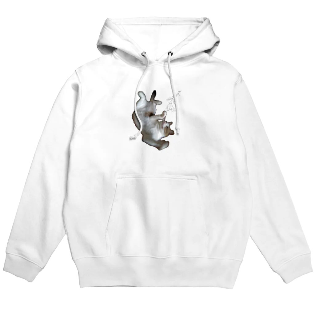 26giの花じゃれねこ Hoodie