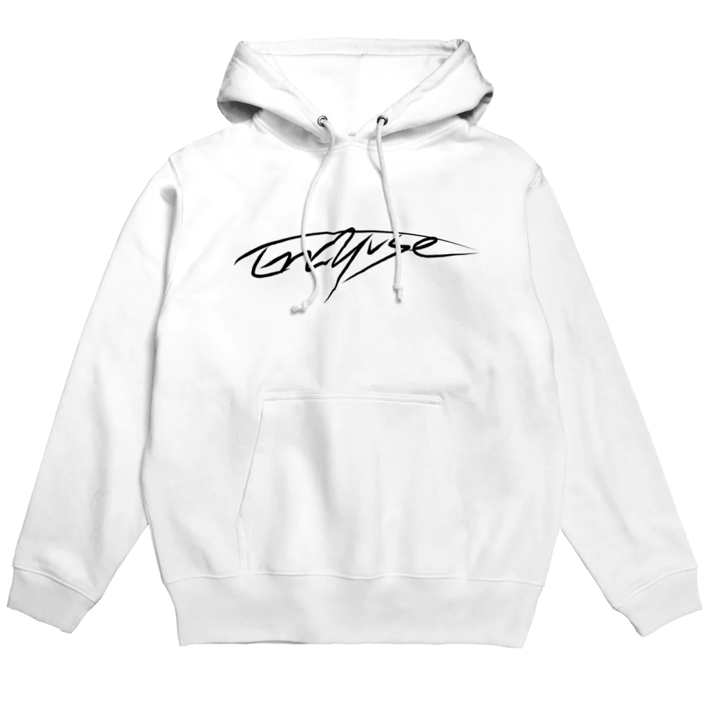 EnYuseのEnYuseフェザーロゴ（黒） Hoodie