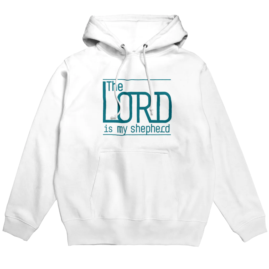 しらこばこのThe Lord is my shepherd パーカー